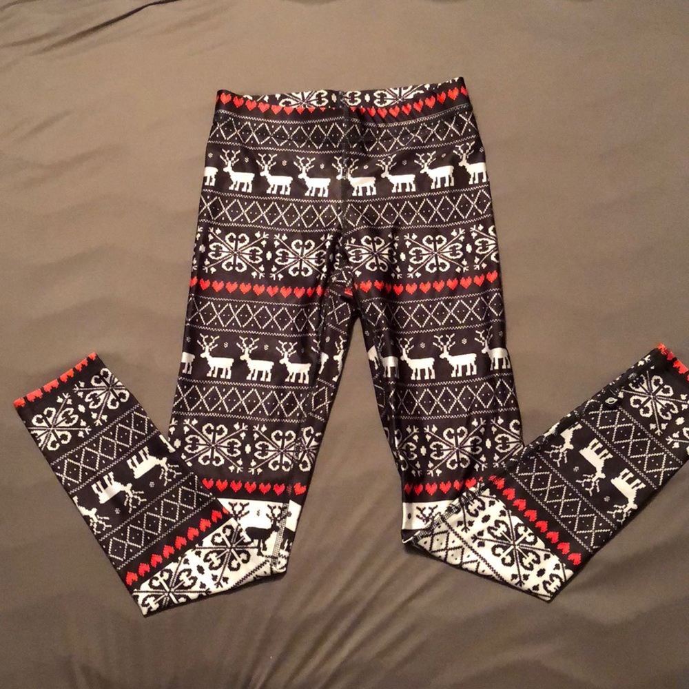 Winter holiday Terez workout leggings